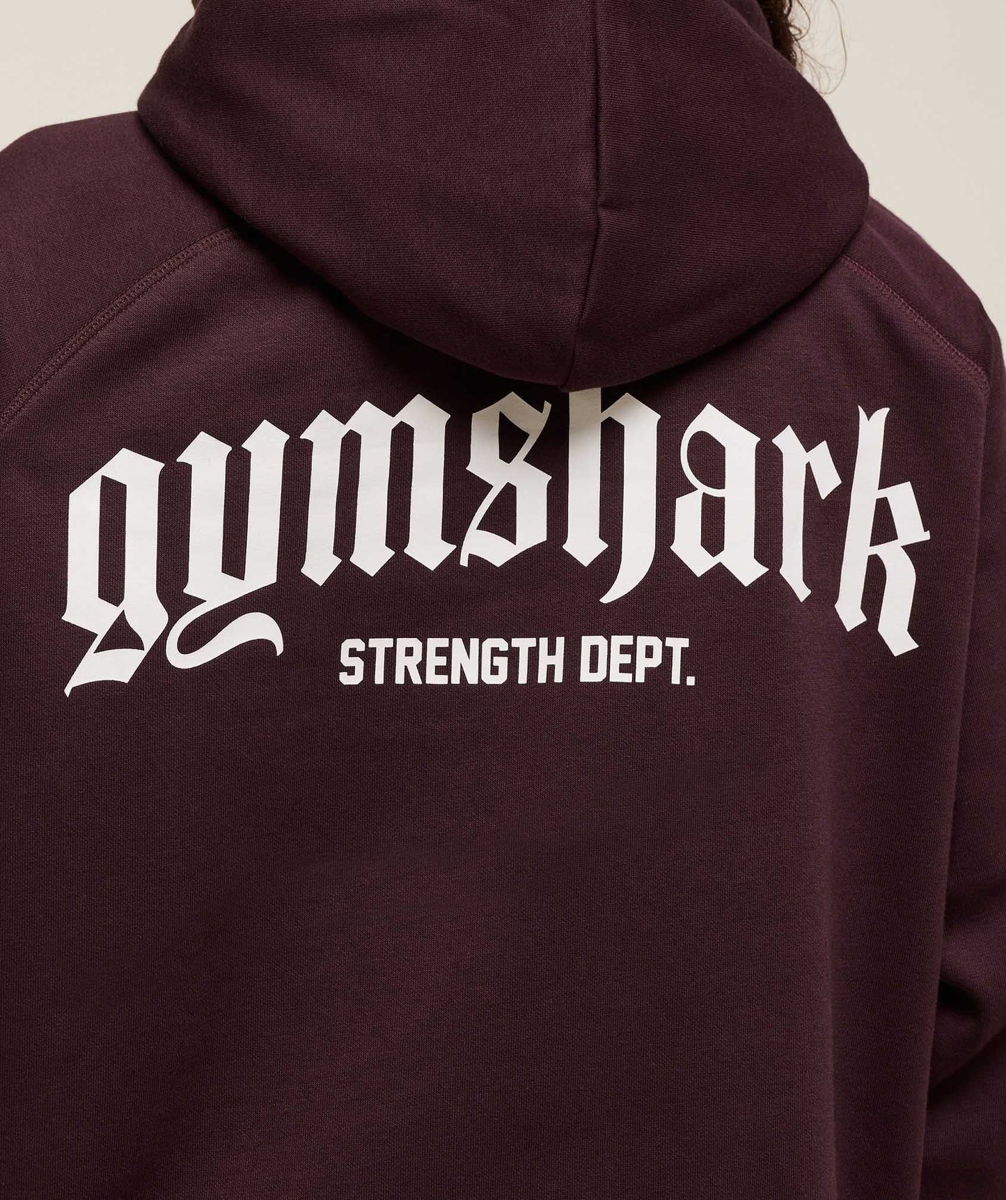 Gymshark Strength Department Oversized Hoodie - Cherry Purple