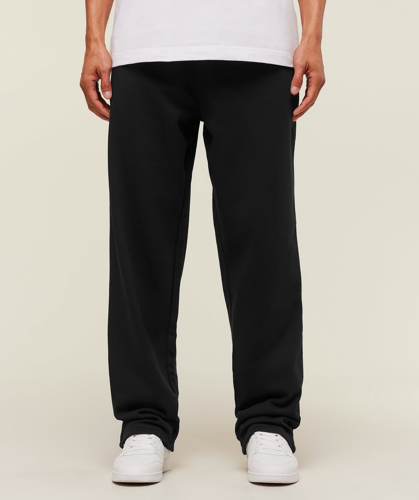 Gymshark Crest Straight Leg Joggers Tall - Black