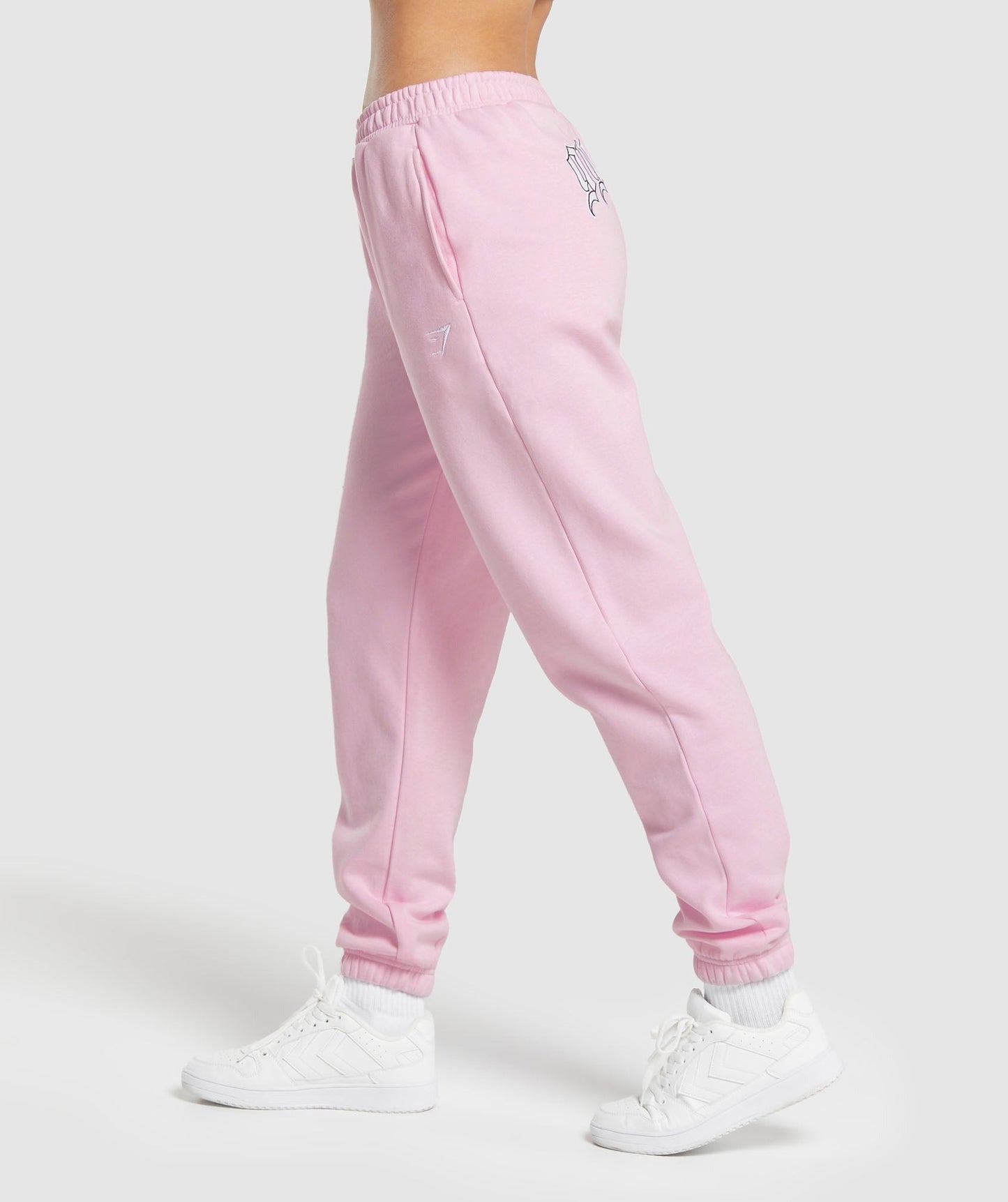 Gymshark Heavy Flex Graphic Joggers - Dolly Pink