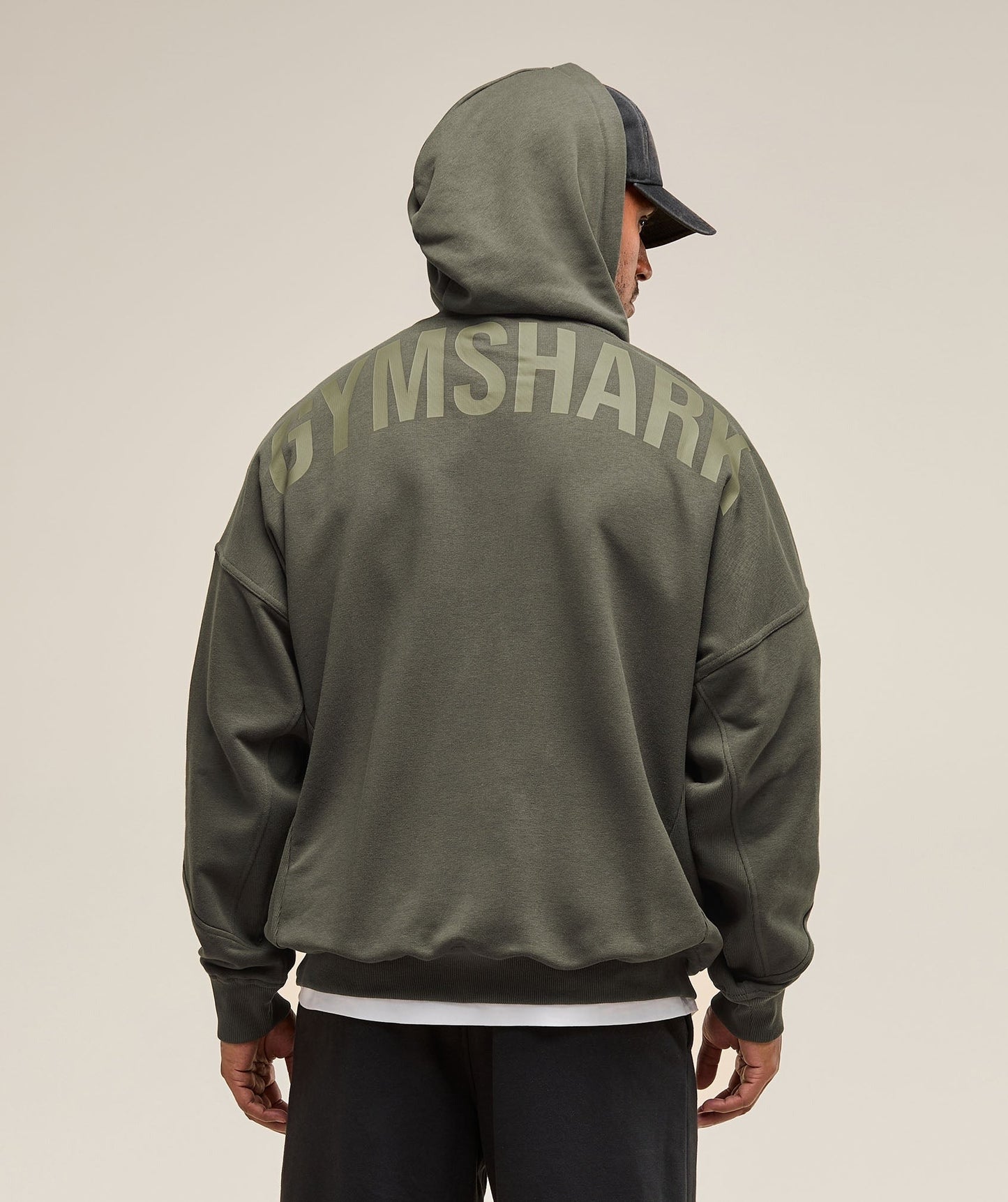 Gymshark Power Zip Up Hoodie - Strength Green