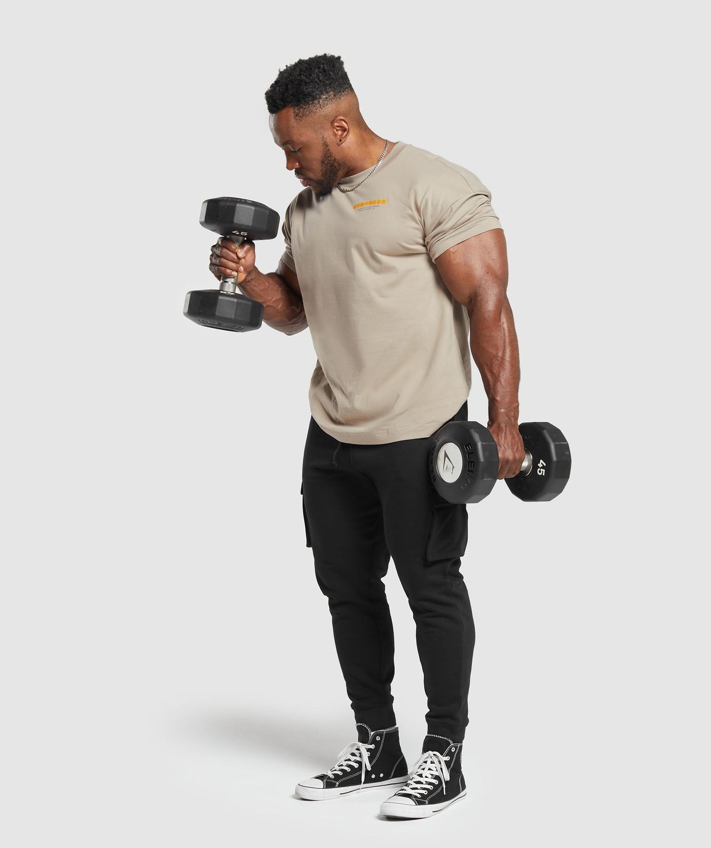 Gymshark Heavy Metal T-Shirt - Brown