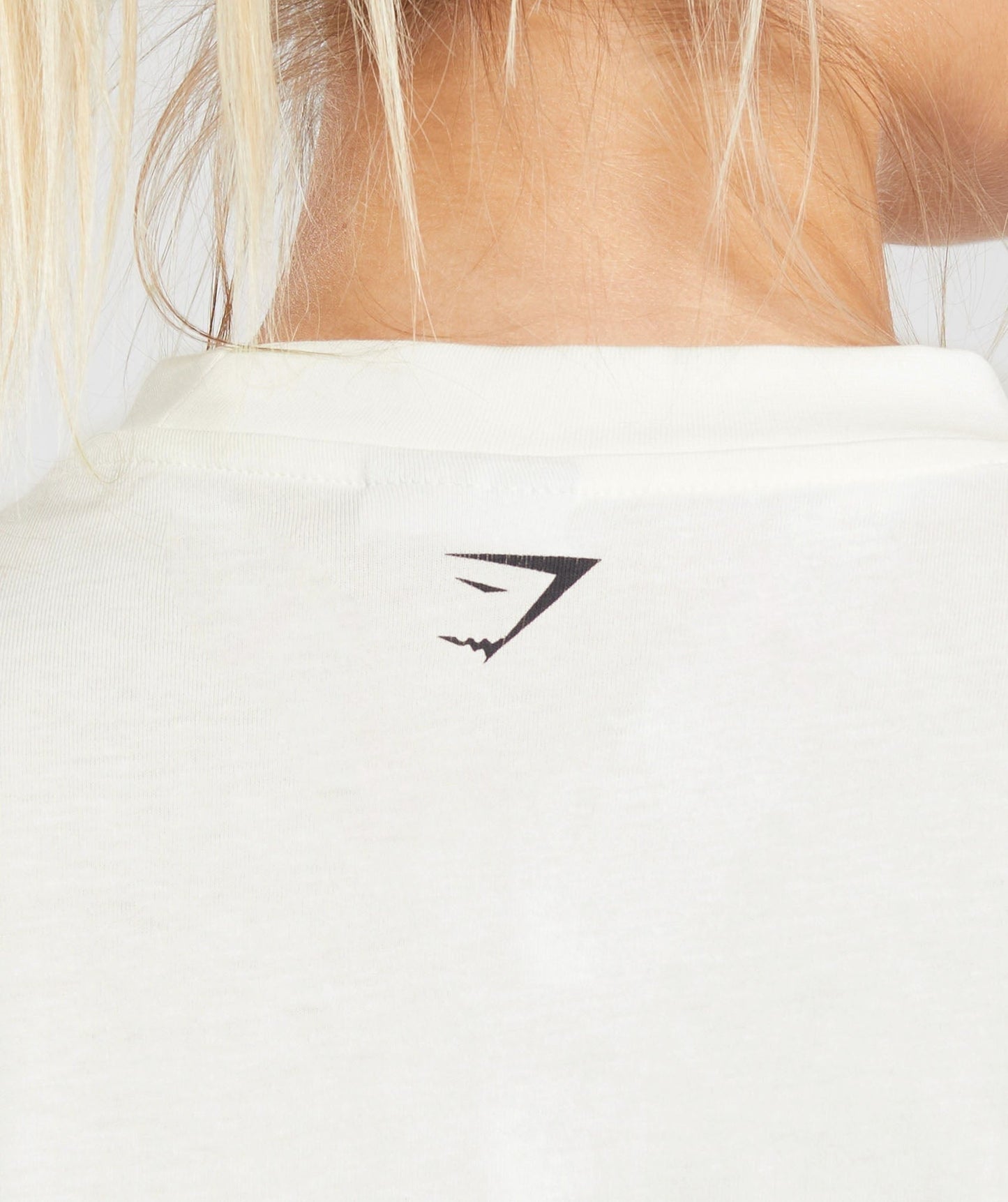 Gymshark Care Label Graphic Oversized T-Shirt - Soft White