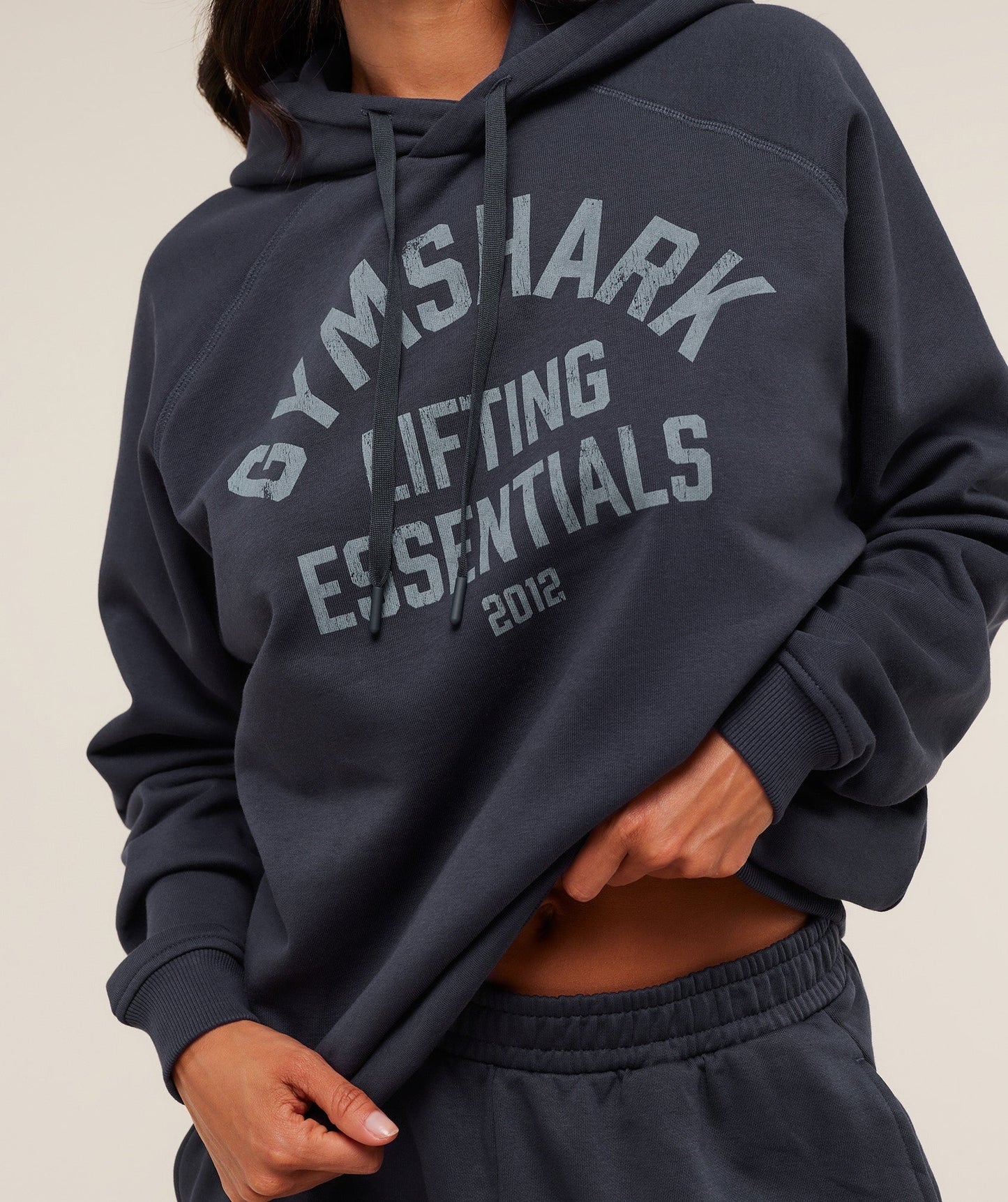 Gymshark Lifting Essentials Hoodie - Heavy Blue