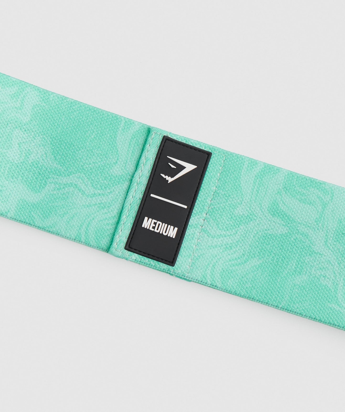 Gymshark Medium Glute Band - Bright Turquoise Print