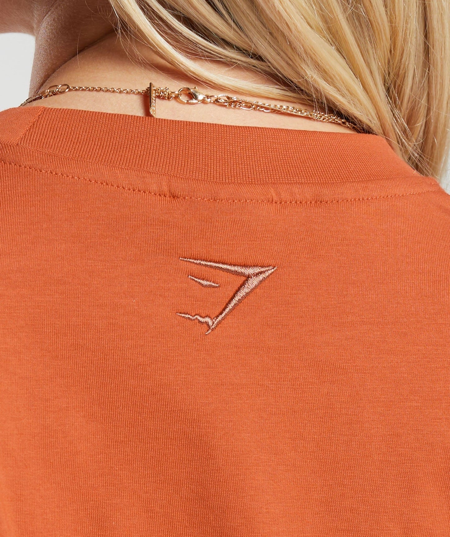 Gymshark Block Oversized T-Shirt - Rust Orange