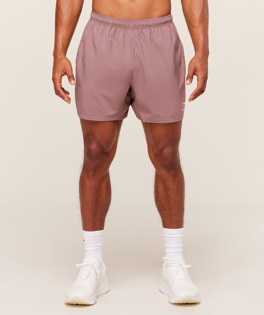 Gymshark Arrival 5" Shorts - Chestnut Pink
