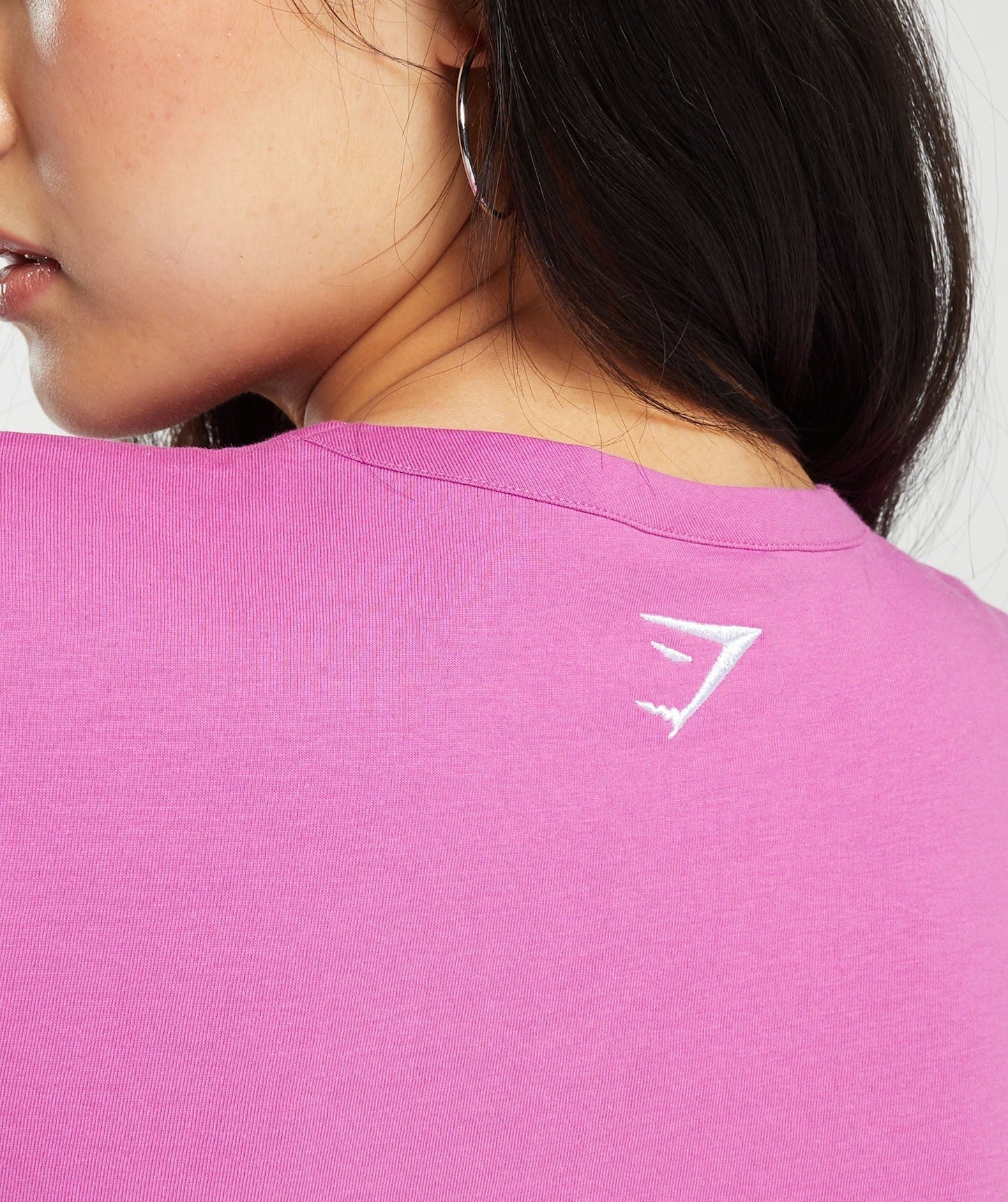 Gymshark Block Crop Top - Shelly Pink