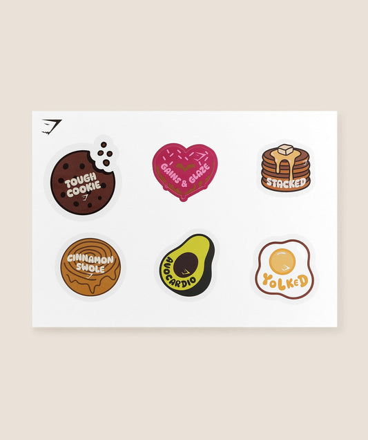 Gymshark Sticker Pack - MULTI PACK 3