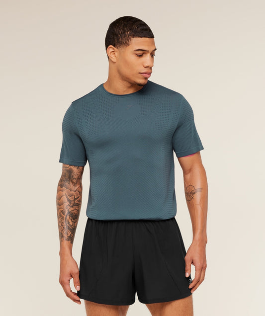 Gymshark Seamless Running T-Shirt - GS Stealth Blue