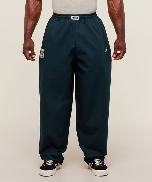 Gymshark Straight Leg Pumper Pants - Deep Petrol Blue