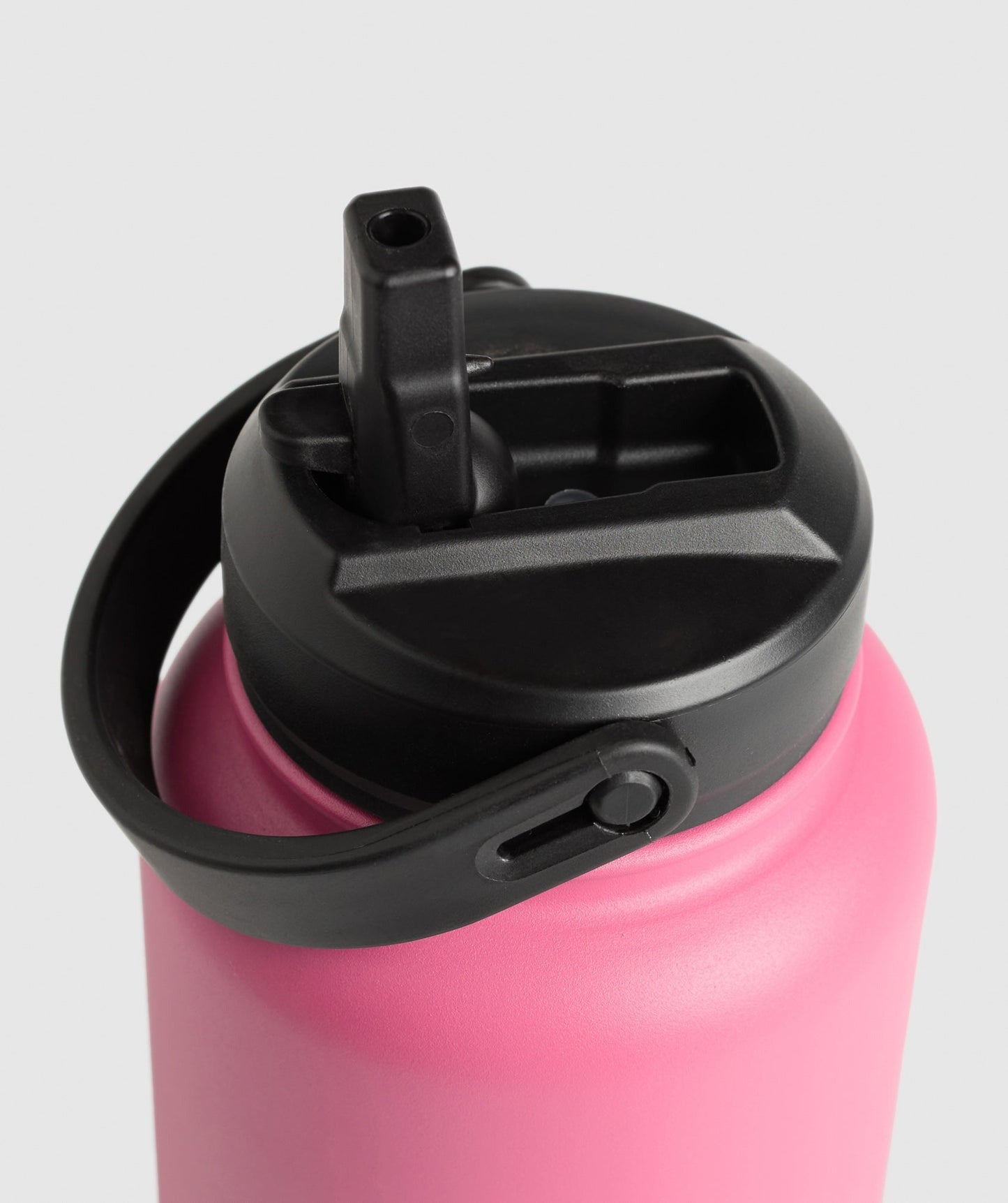 Gymshark Metal Insulated Straw Bottle 1L - Sunset Pink