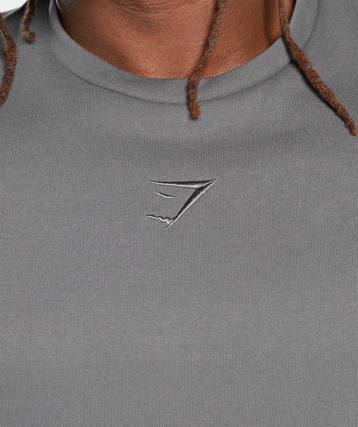Gymshark Super Natural Cut Off Tank - Brushed Grey