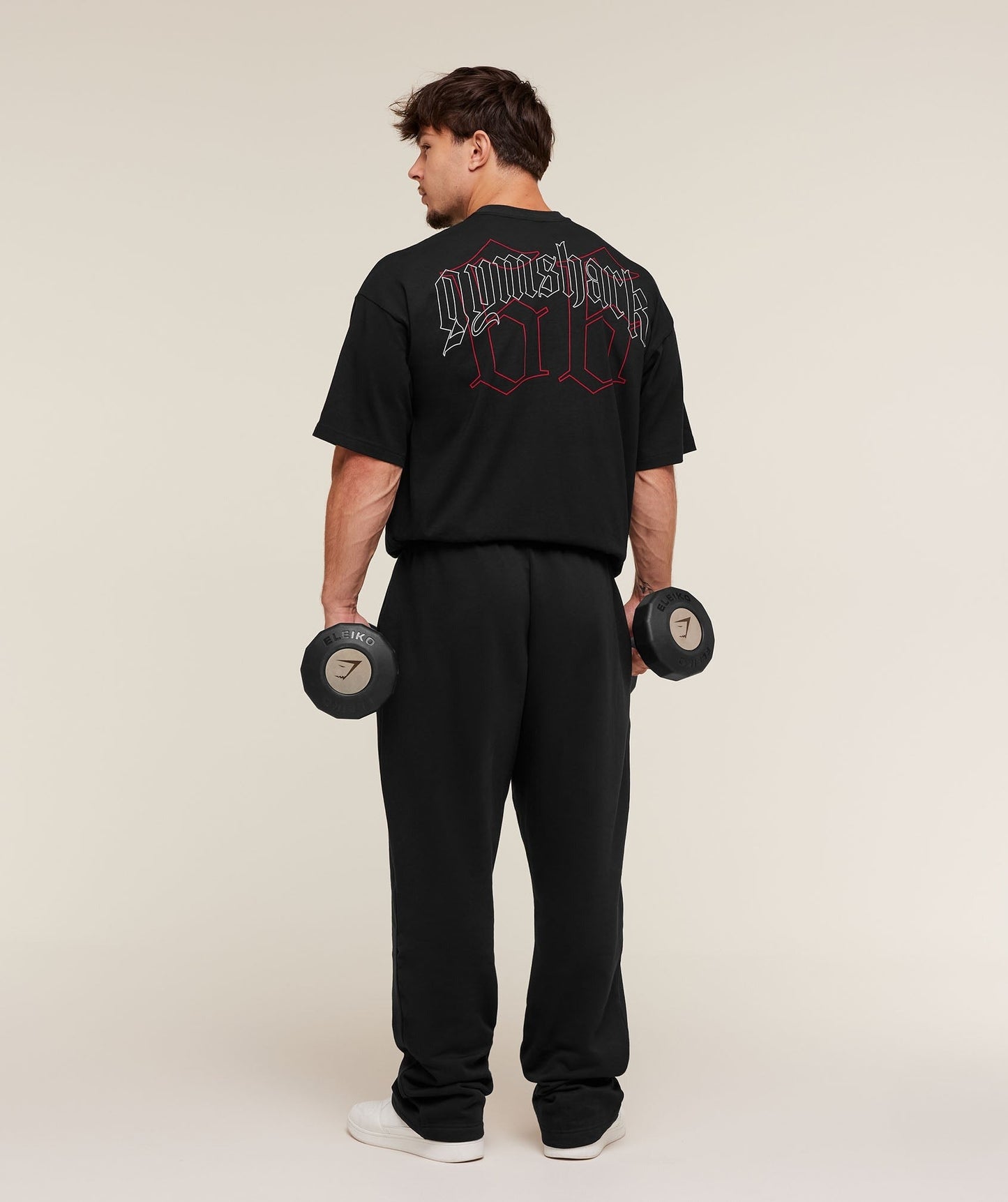 Gymshark Outline Graphic T-Shirt - Black