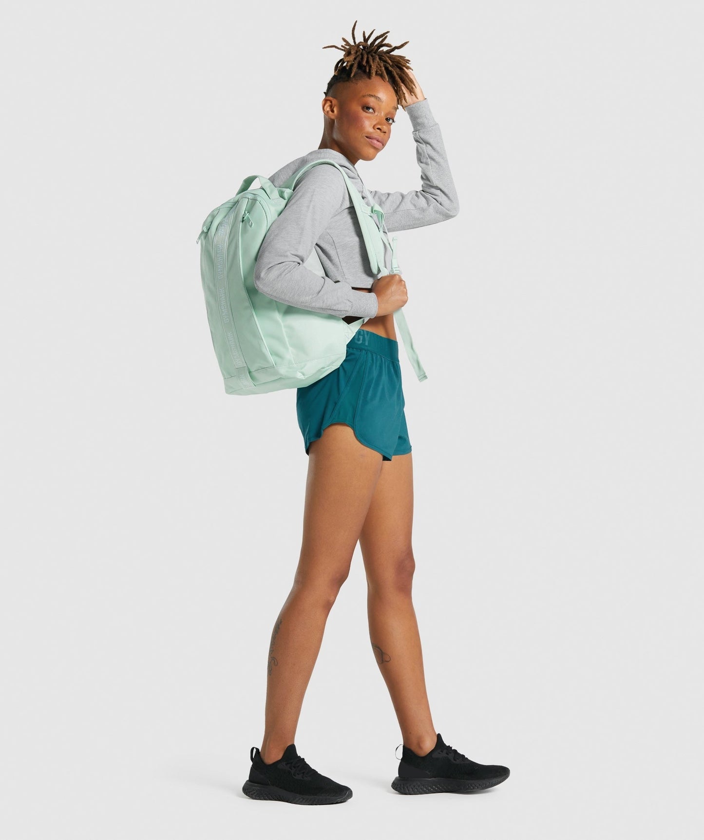 Gymshark Taped Logo Backpack - Light Green