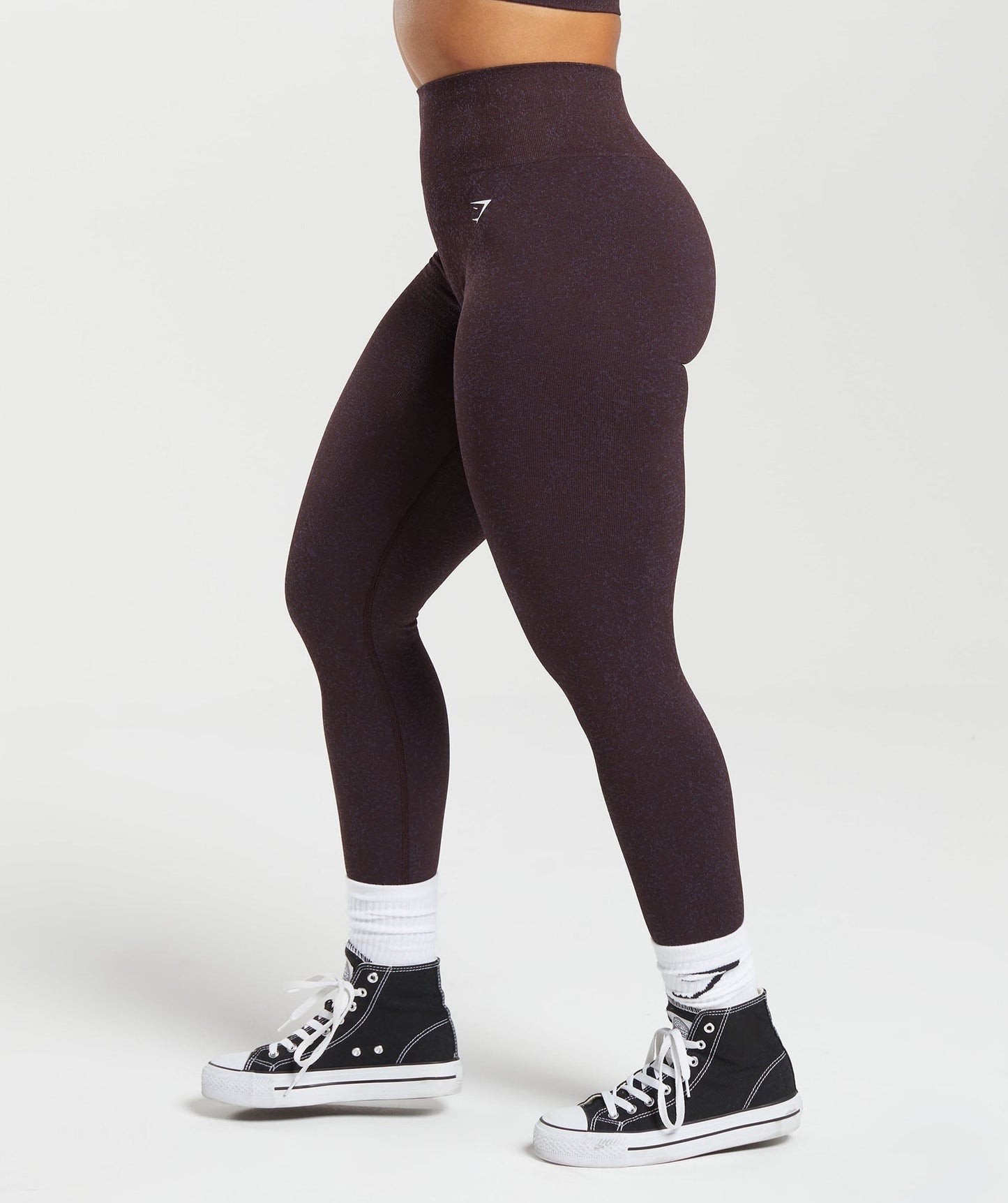 Gymshark Adapt Fleck x Whitney Leggings - Plum Brown/Dewberry Purple
