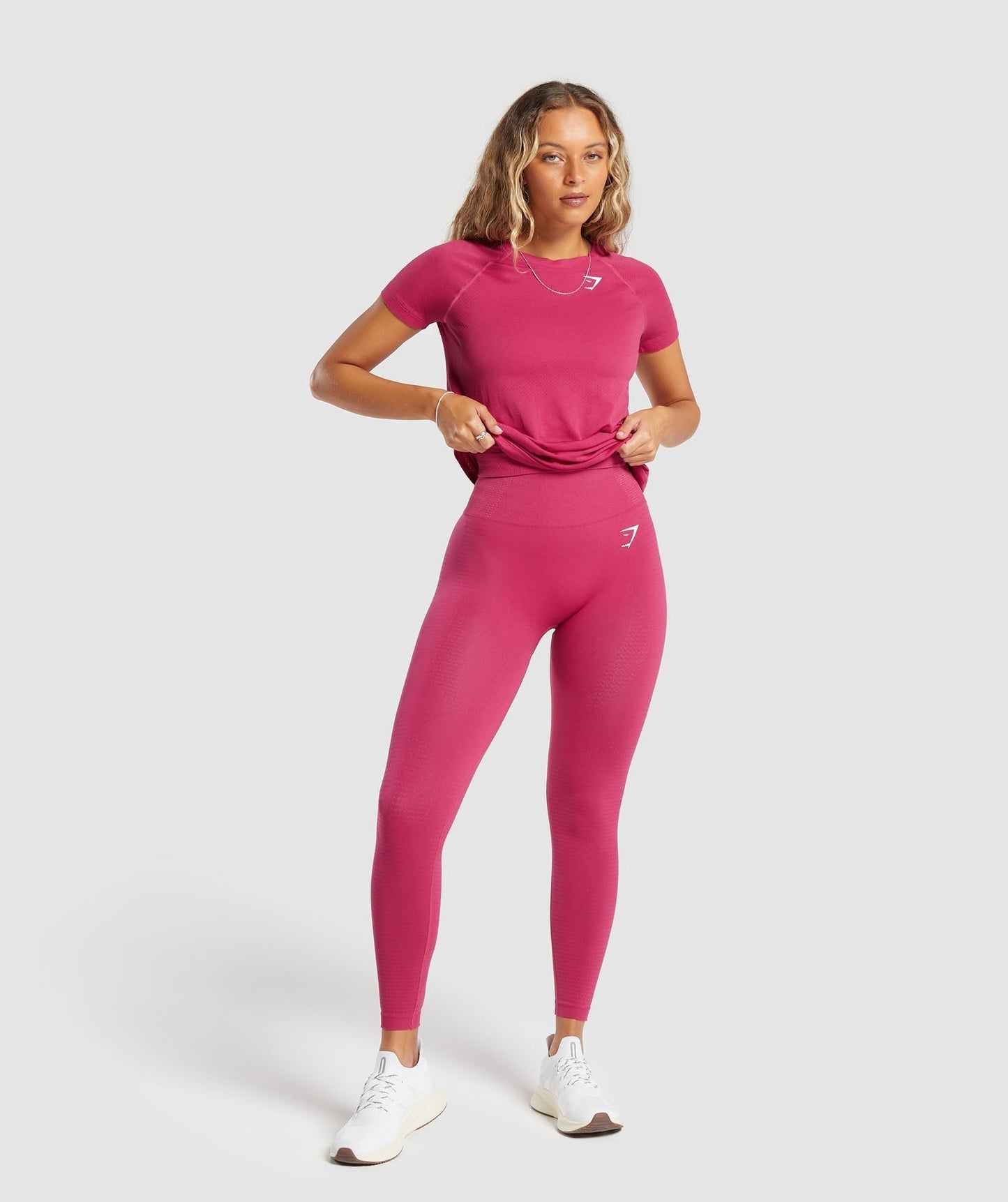 Gymshark Vital Seamless 2.0 Light T-Shirt - Vintage Pink Marl