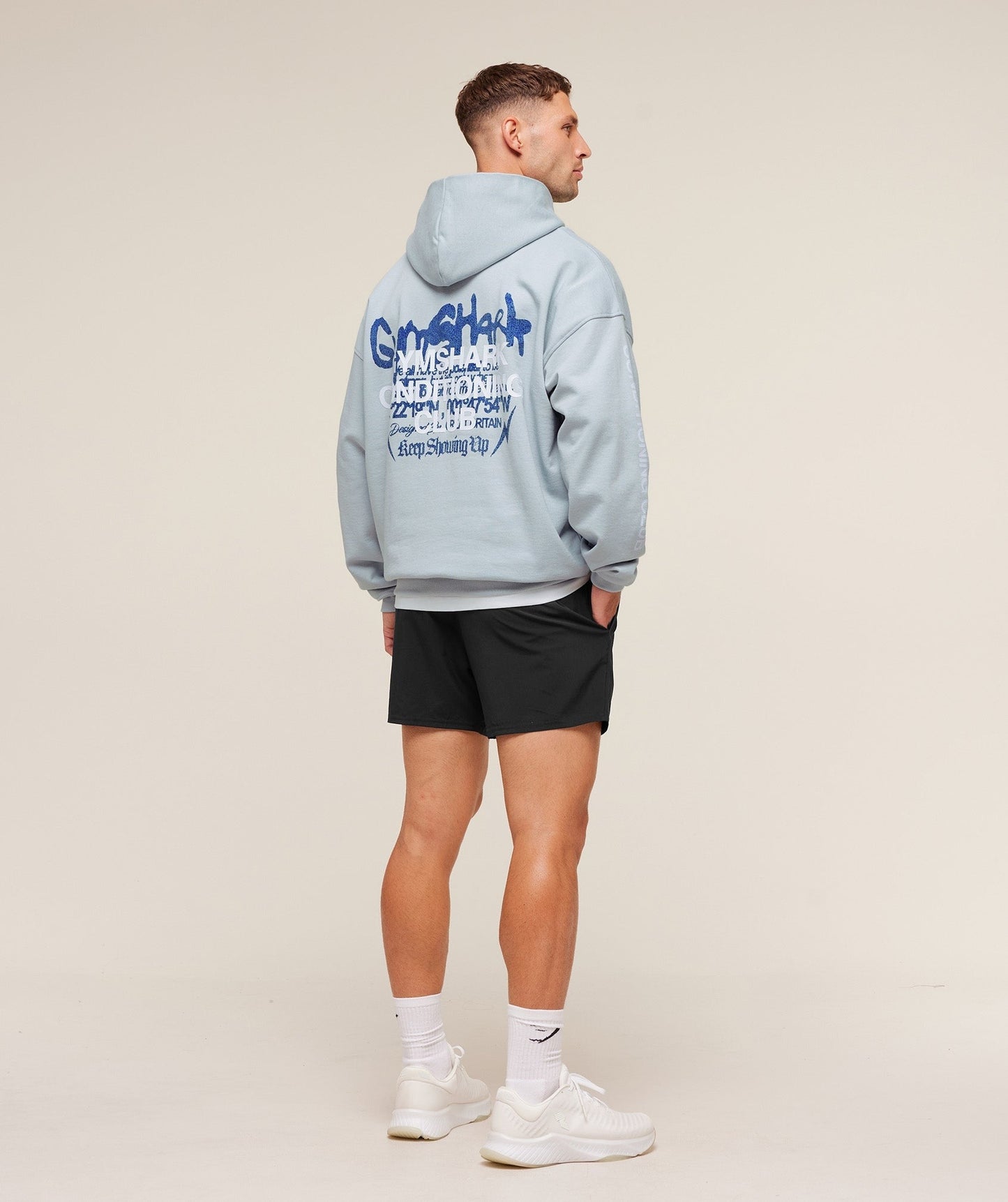 Gymshark GSCC Hoodie - Smoke Blue