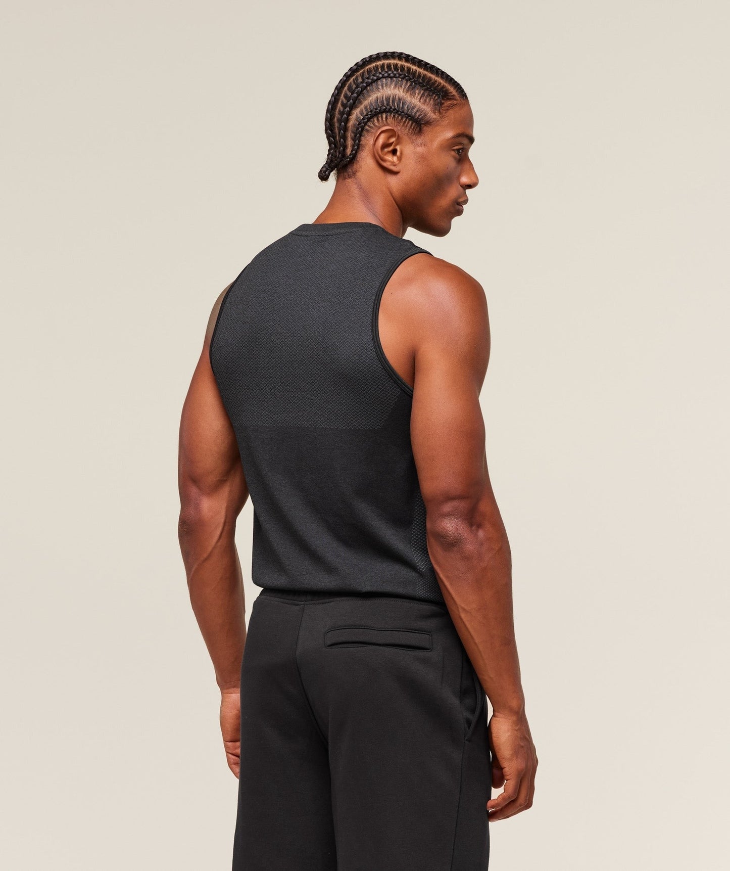 Gymshark Vital Tank - Black/Silhouette Grey