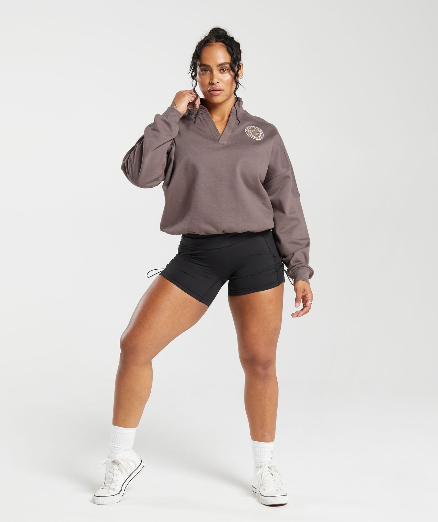 Gymshark Legacy Oversized Sweatshirt - Walnut Mauve