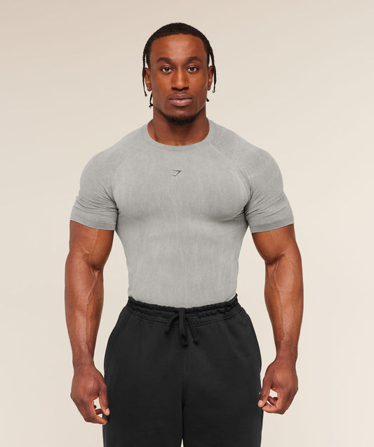 Gymshark Charge T-Shirt - Black/Wash