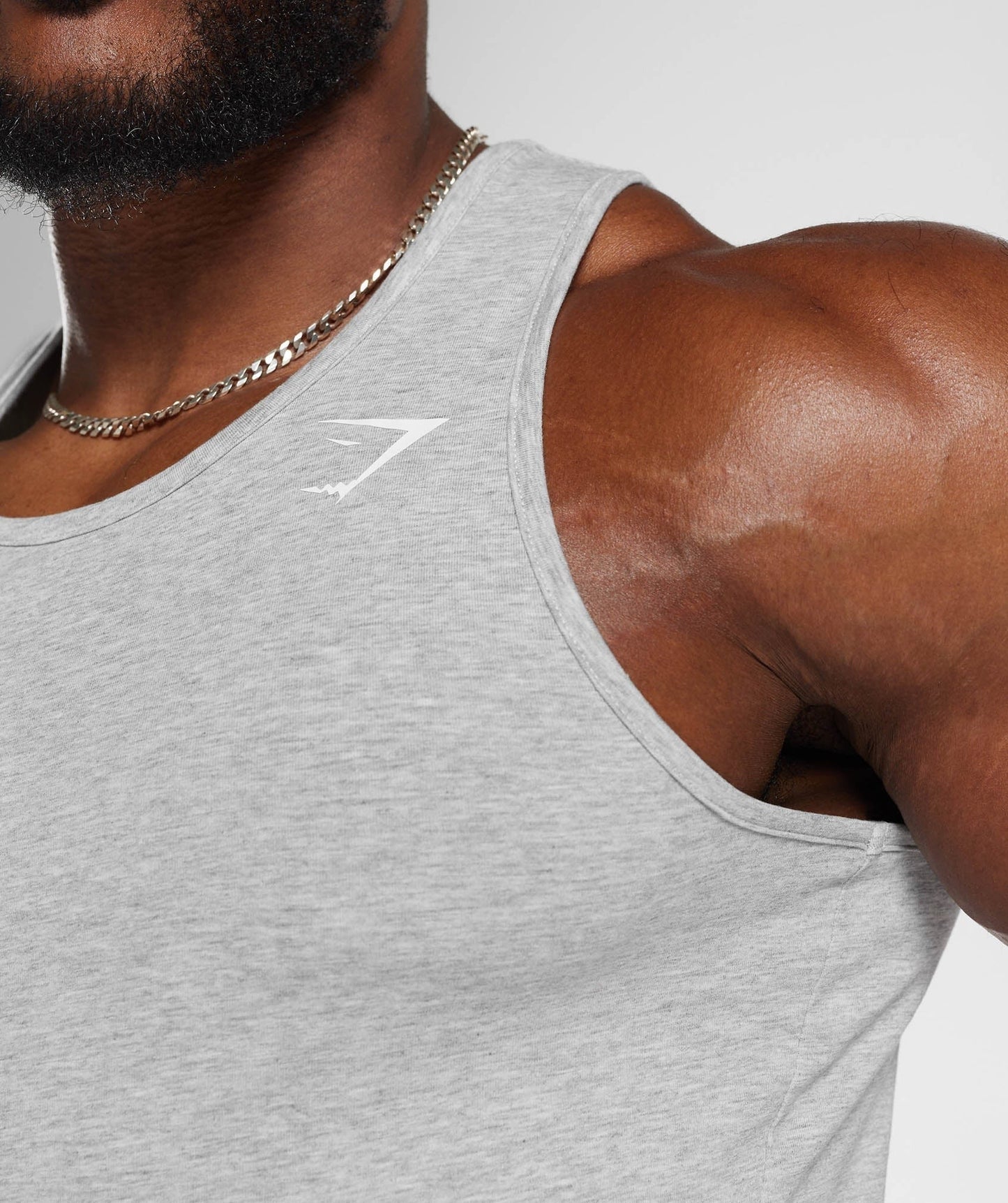 Gymshark Critical Tank - Light Grey Marl