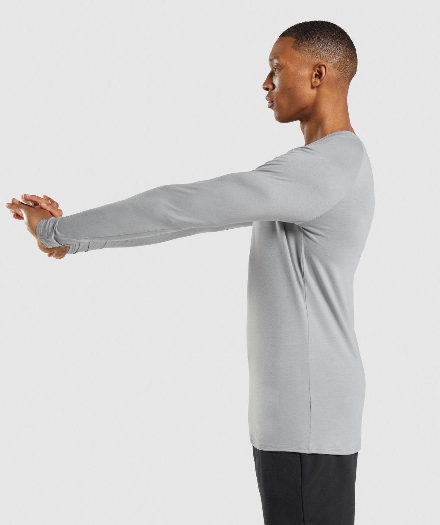 Gymshark Apollo Long Sleeve T-Shirt - Smokey Grey