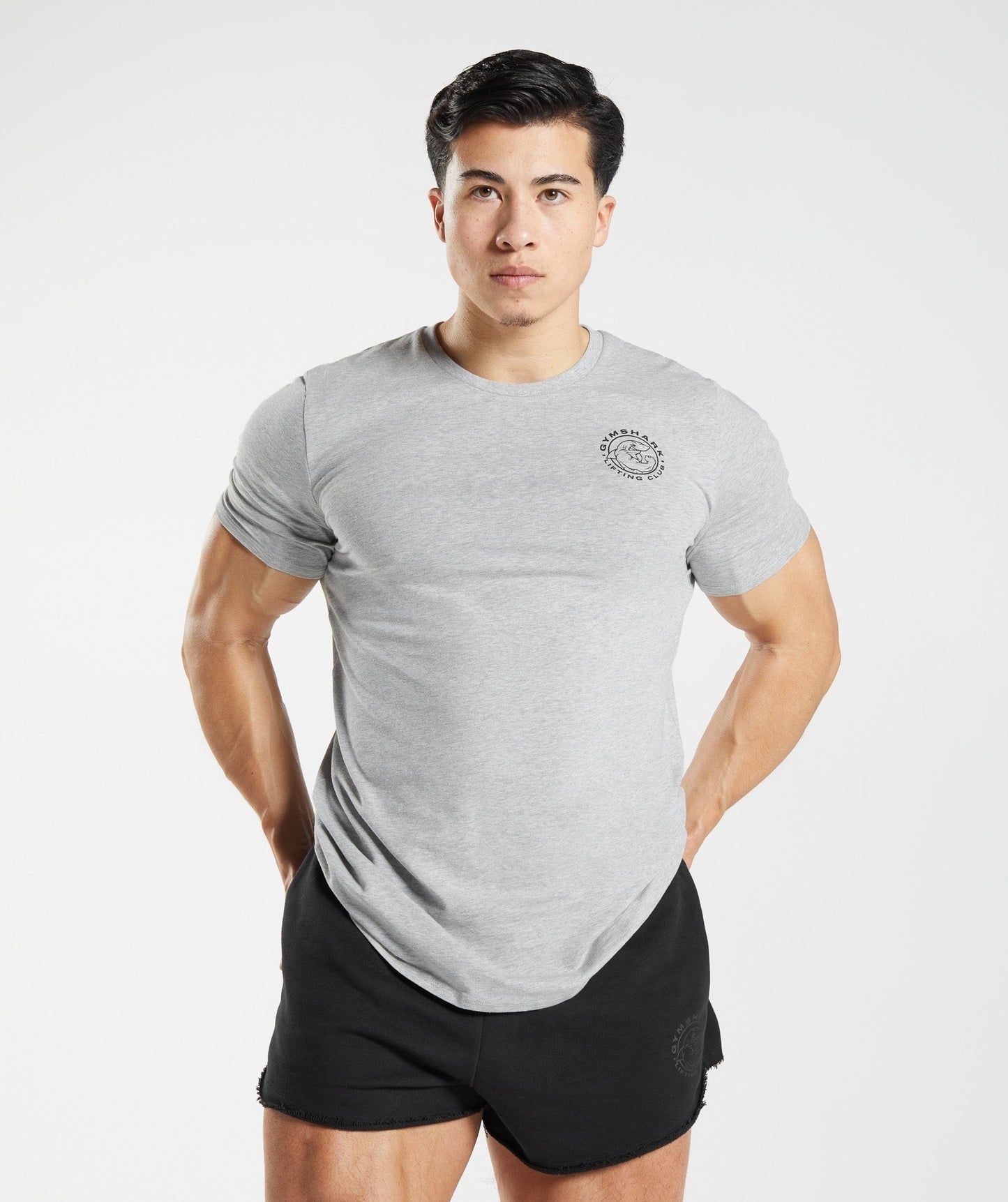 Gymshark Legacy T-Shirt - Light Grey Marl