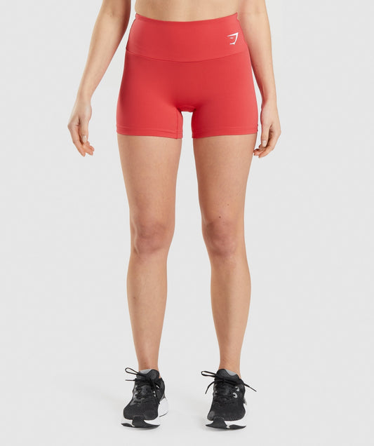 Gymshark Training Shorts - Ruby Red
