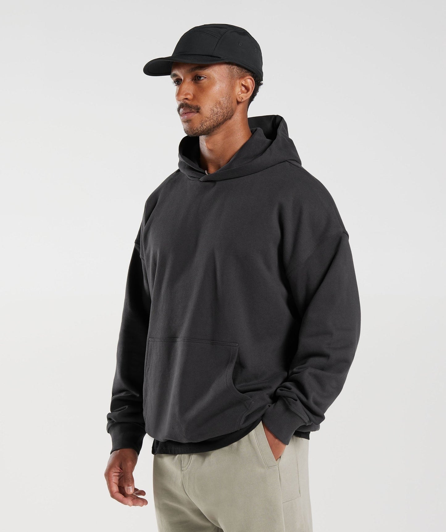 Gymshark Rest Day Essentials Hoodie - Onyx Grey