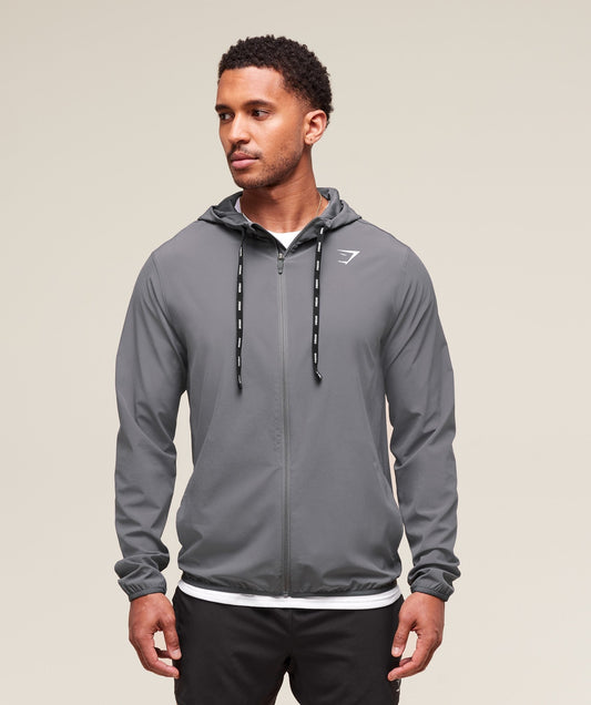 Gymshark Arrival Track Jacket - Silhouette Grey