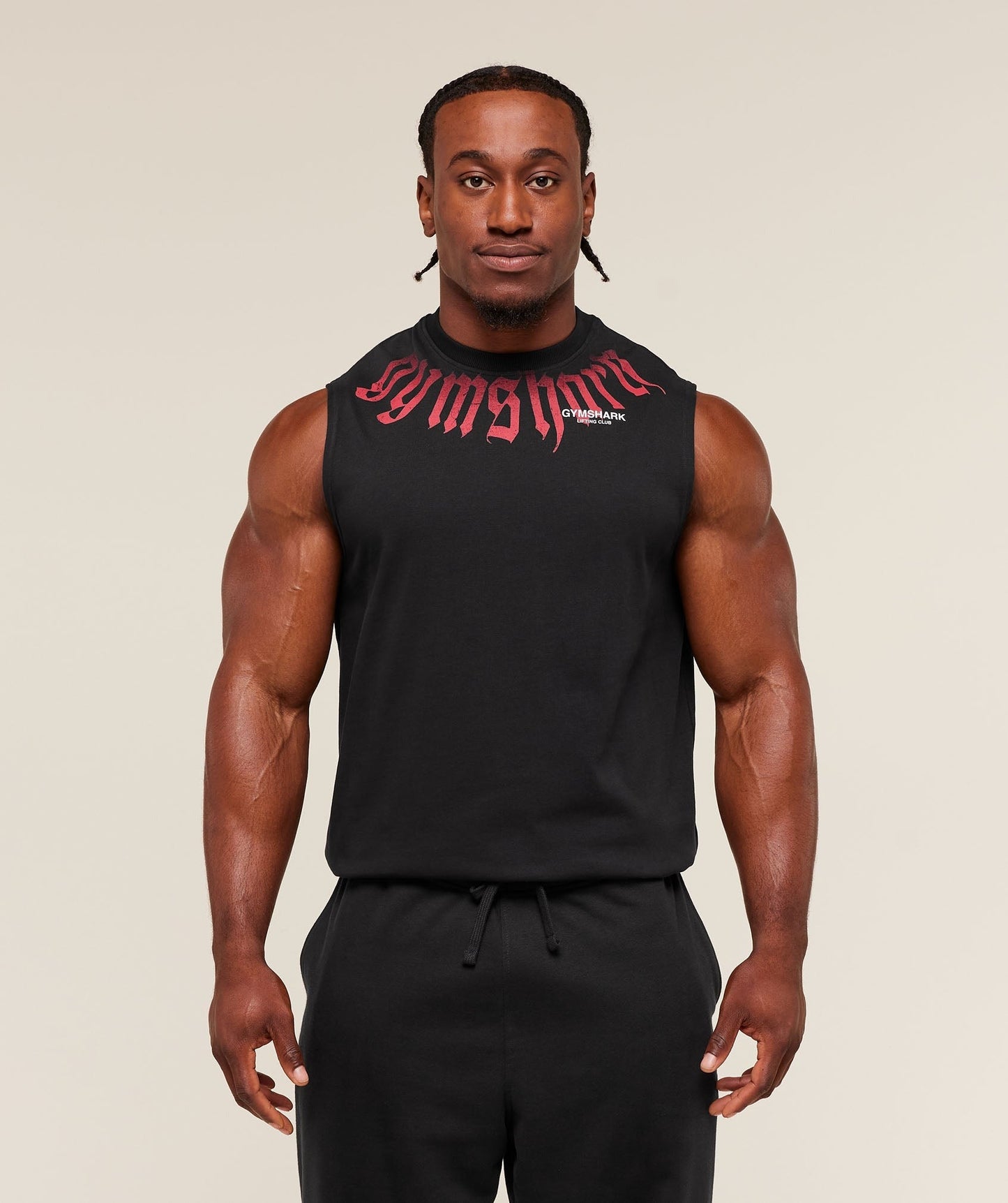 Gymshark Fade Graphic Tank - GS Black