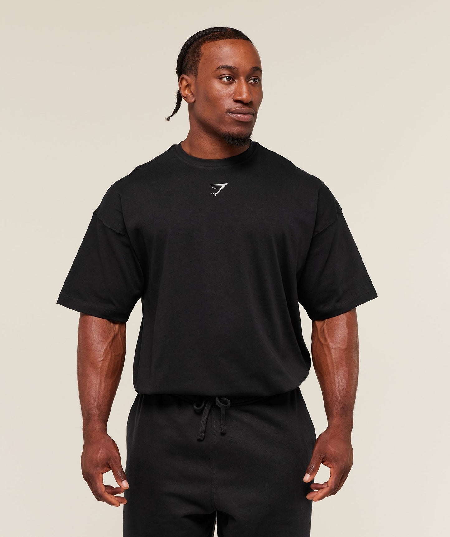 Gymshark Lifting Club T-Shirt - Black/Pebble Grey