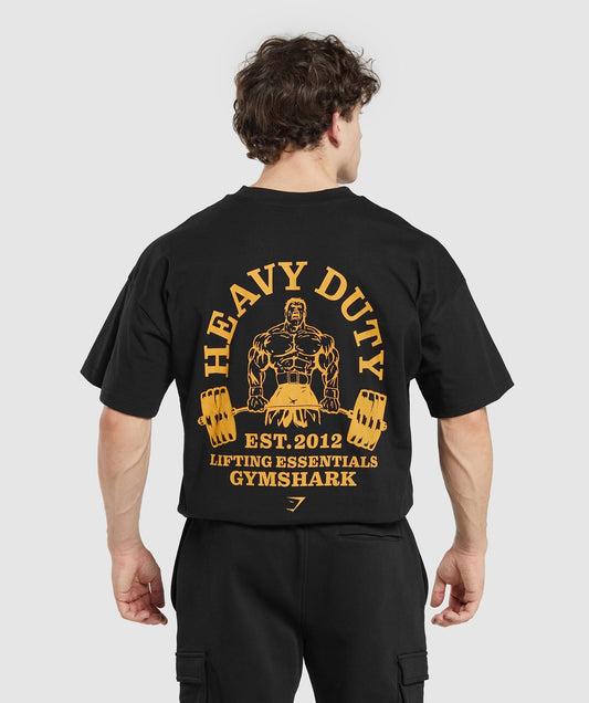 Gymshark Heavy Duty T-Shirt - Black