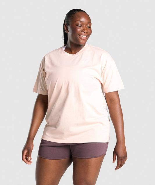 Gymshark Training Oversized T-shirt - Light Brown