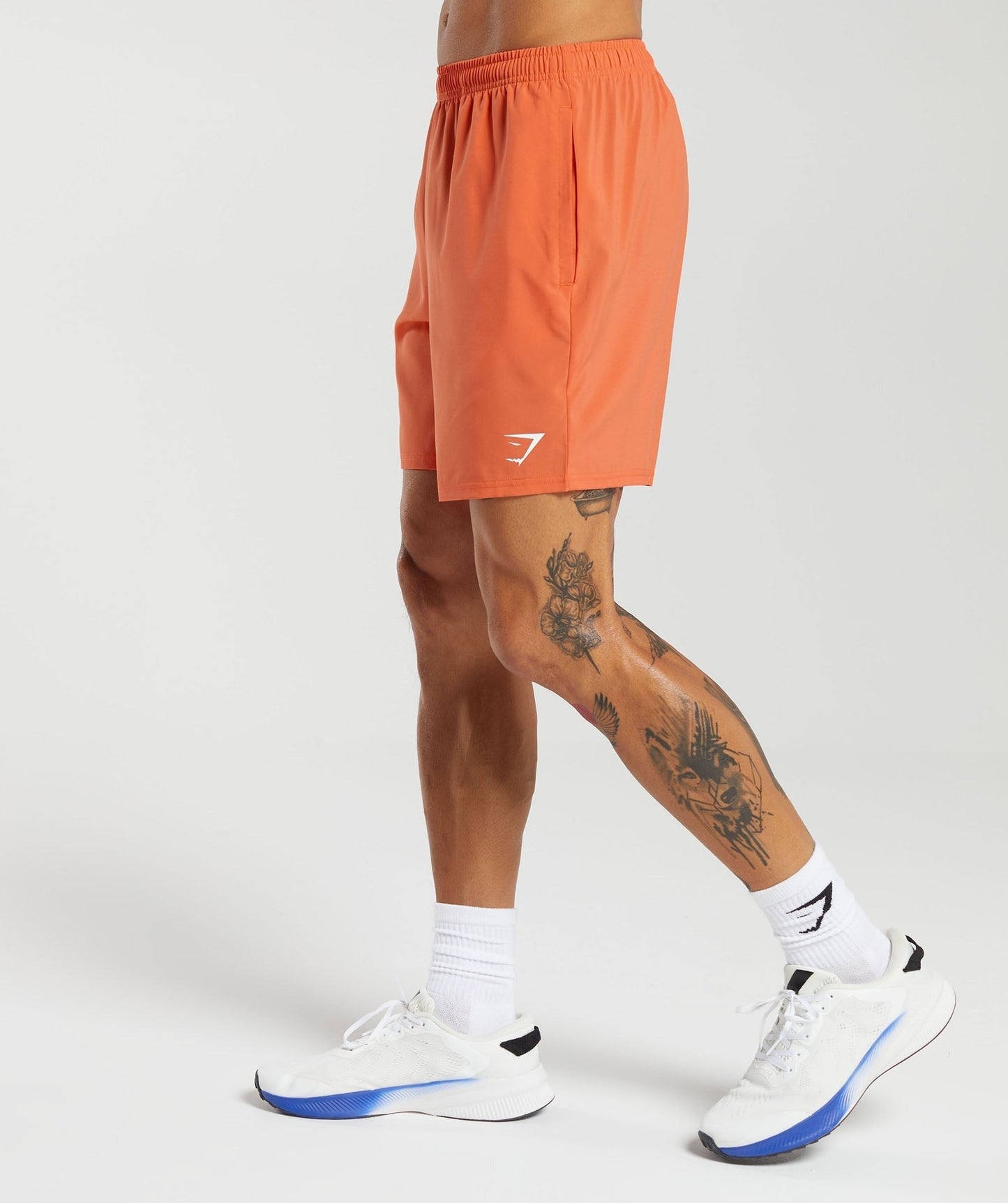 Gymshark Arrival 7" Shorts - Ignite Orange