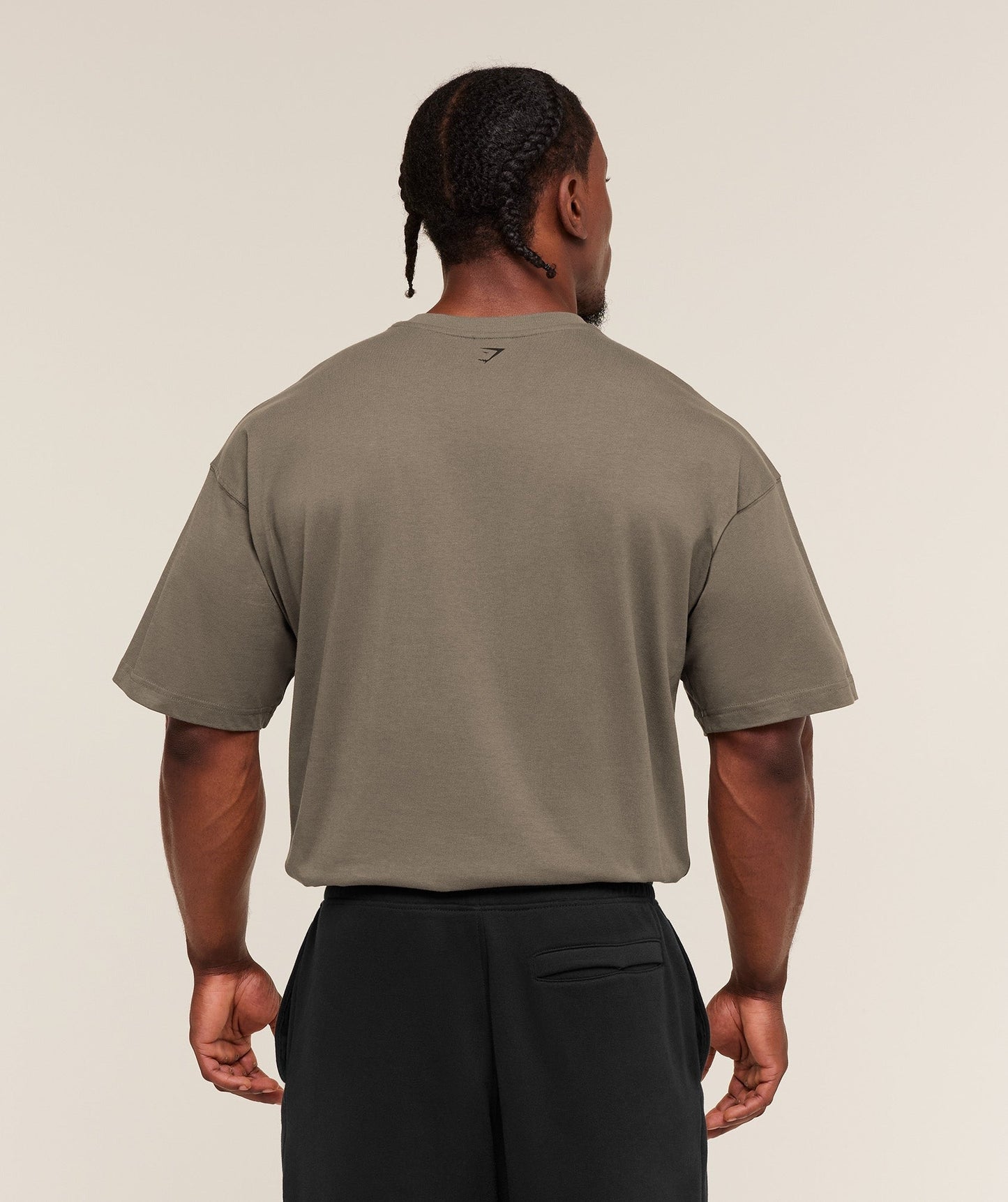 Gymshark Olde English T-Shirt - Camo Brown