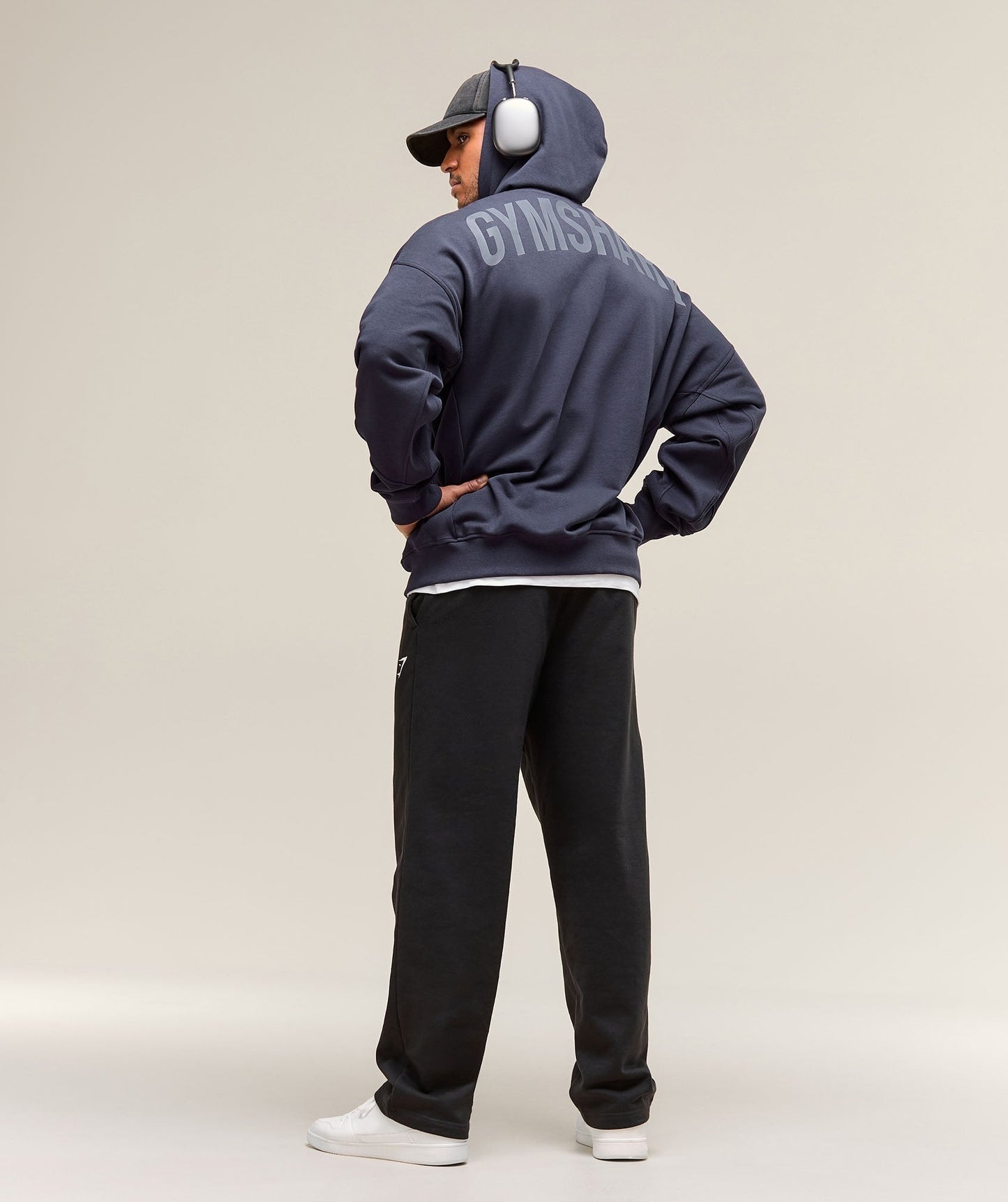 Gymshark Power Zip Up Hoodie - Heavy Blue