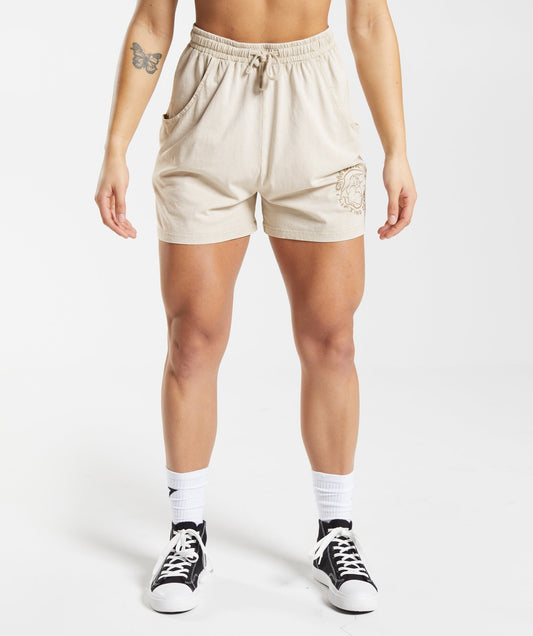 Gymshark Legacy Loose Shorts - Pebble Grey