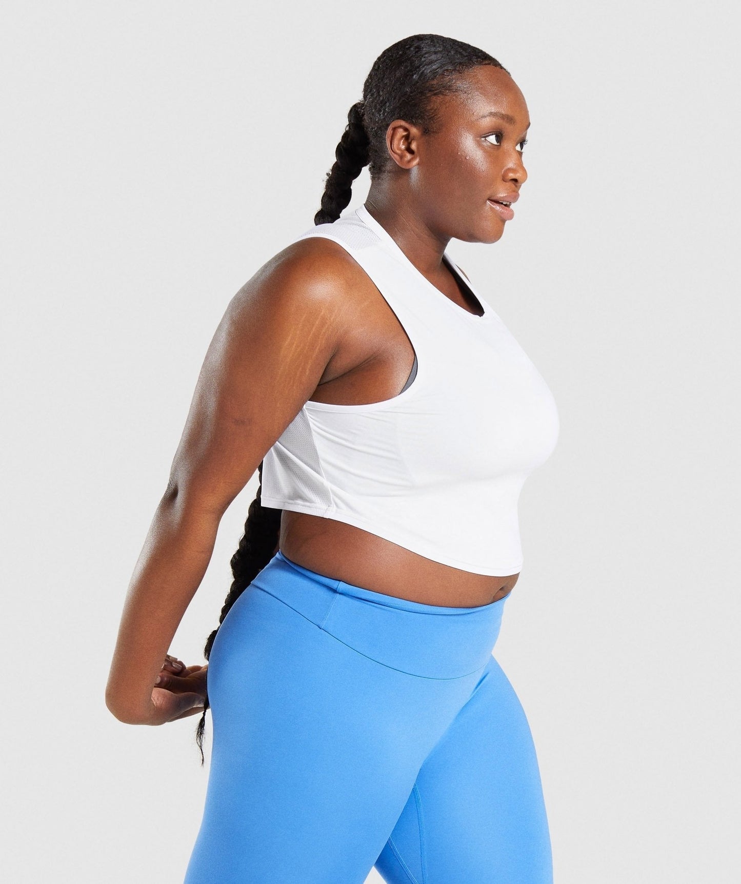 Gymshark Training Crop Tank - White