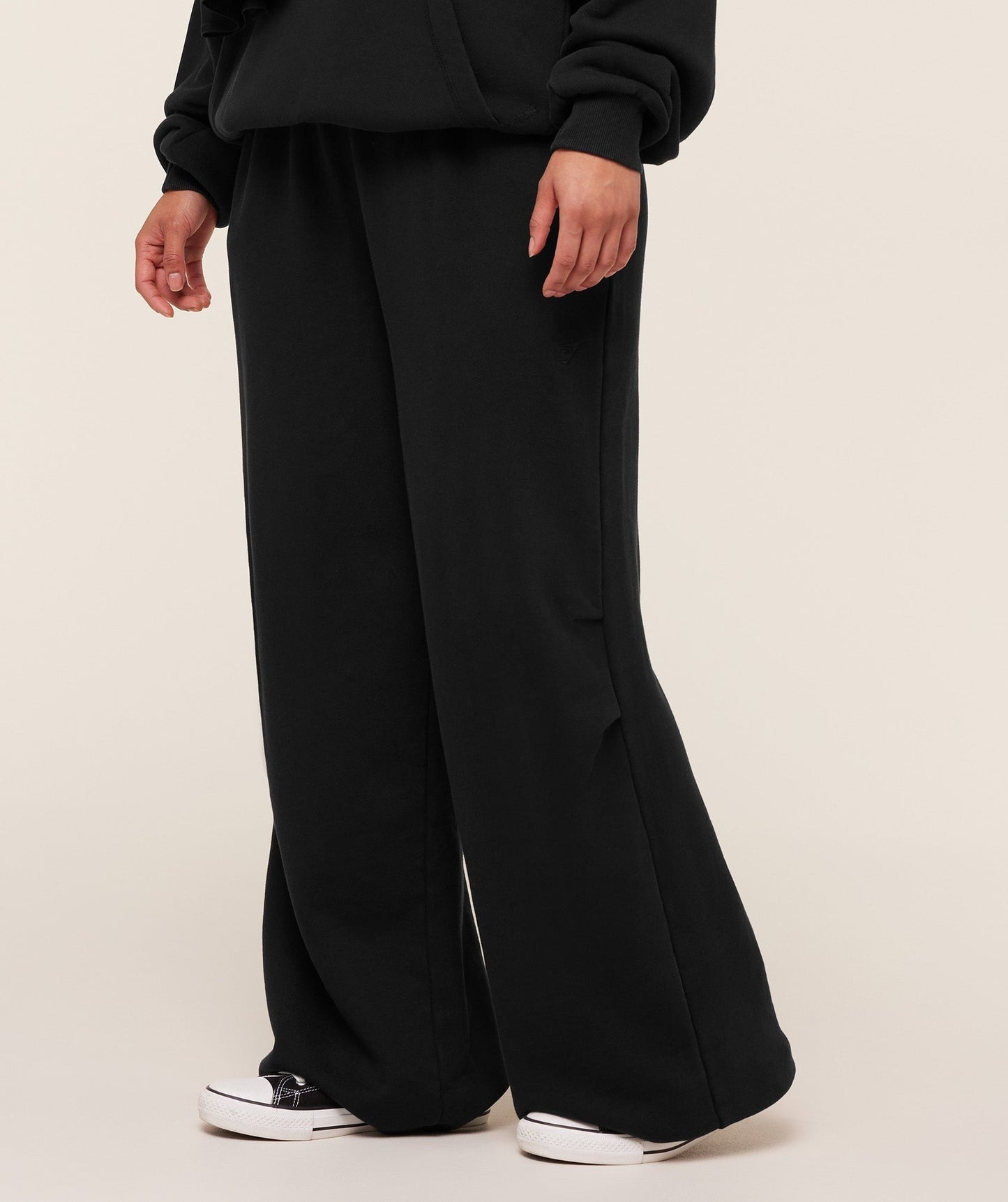 Gymshark Pump Cover Structured Fleece Pant - Black/Wash