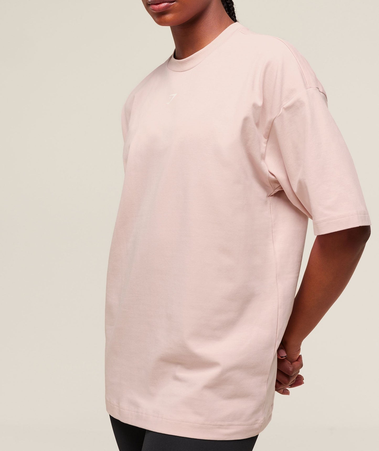 Gymshark Cherry Graphic Oversized T-Shirt - Lift Pink