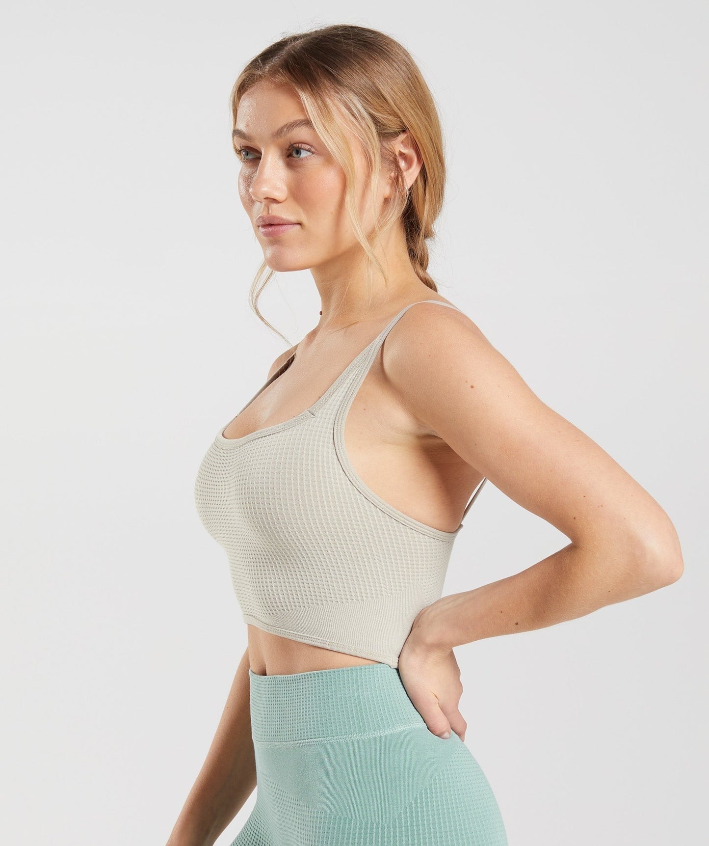 Gymshark Pause Seamless Bralette - Pebble Grey
