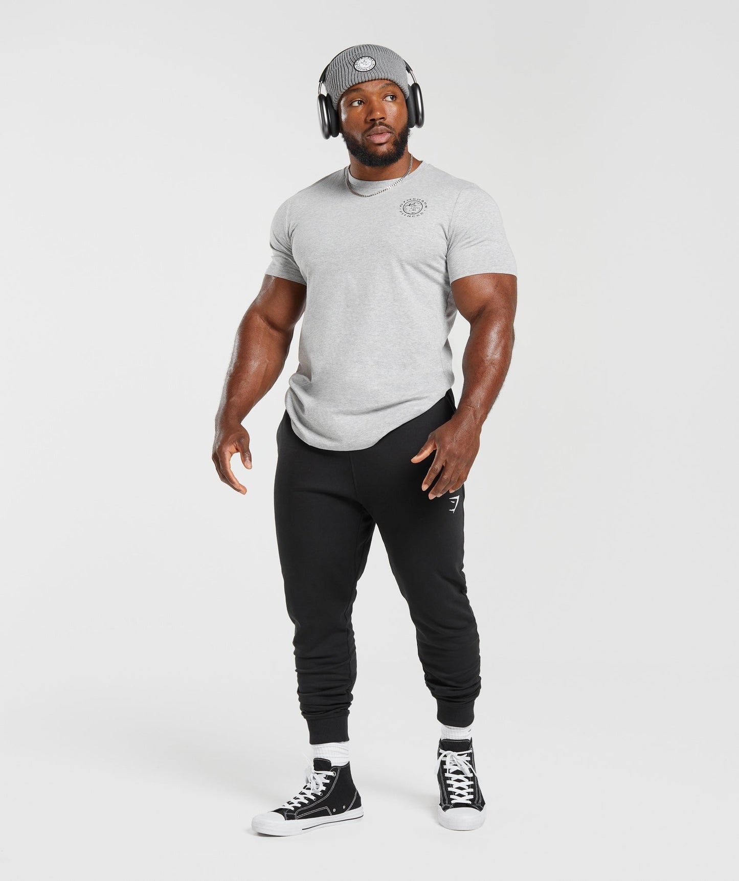 Gymshark Legacy T-Shirt - Light Grey Marl