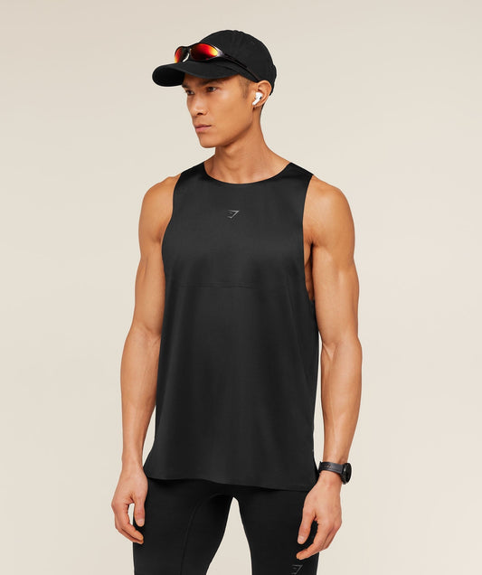 Gymshark Running Elite Tank - Black