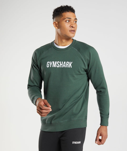 Gymshark Apollo Crew - Obsidian Green