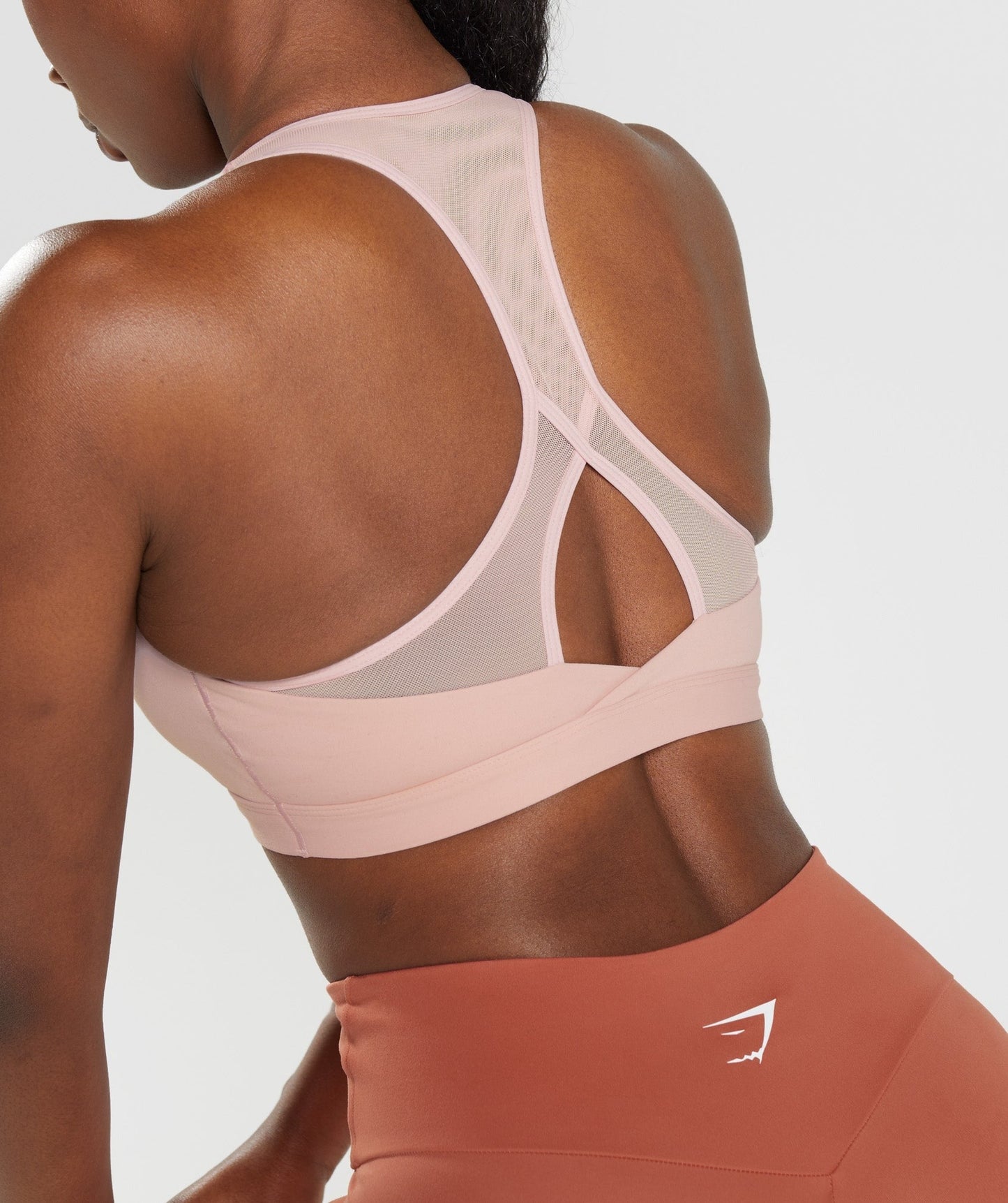 Gymshark Crossover Sports Bra - Scandi Pink