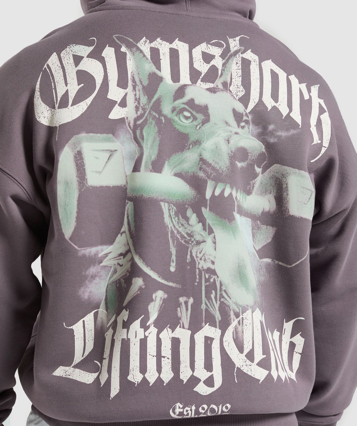 Gymshark Doberman Graphic Hoodie - Brushed Purple