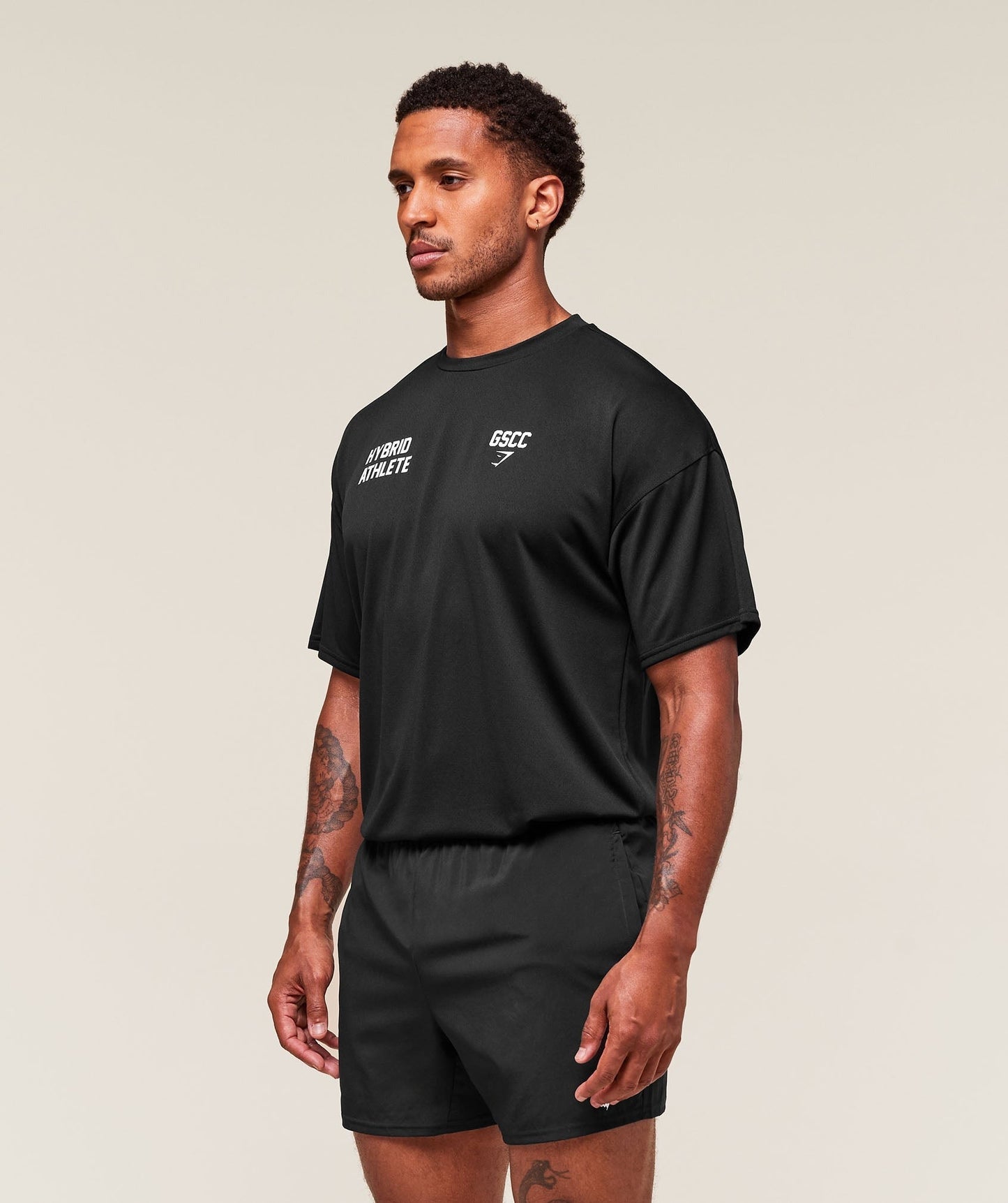 Gymshark Hybrid Athlete T-Shirt - Black