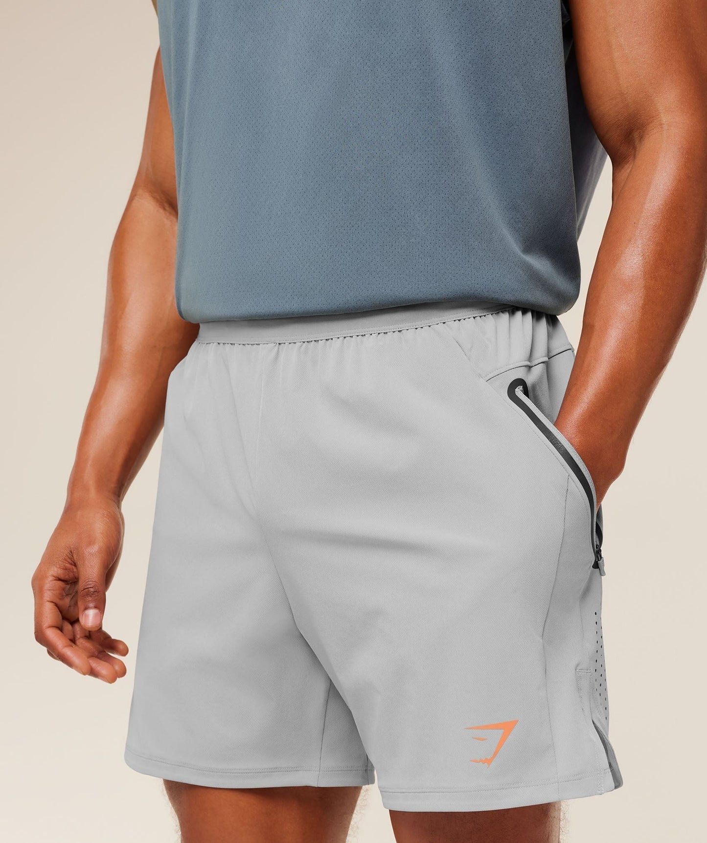 Gymshark Sport Hybrid 6" Shorts - Stratus Grey