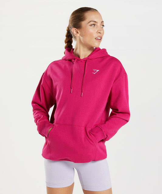 Gymshark Training Oversized Hoodie - Magenta Pink